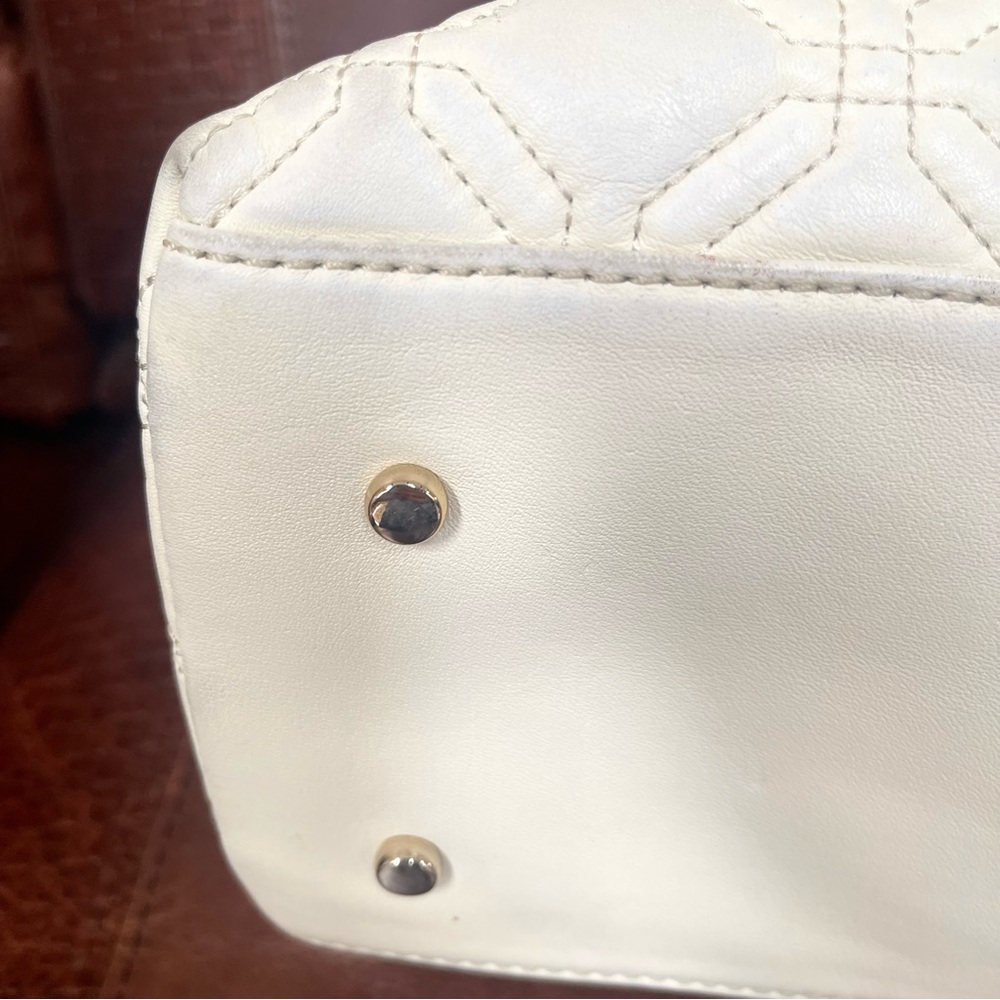 Kate Spade Astor Court Rachelle Quilted Satchel & Shoulder Bag In Creamy White - Picture 6 of 11